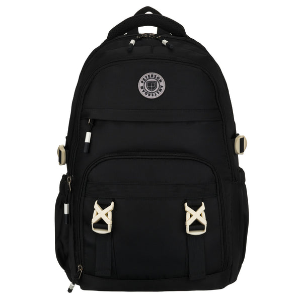 Vidutinė kuprinė unisex Peterson, juoda