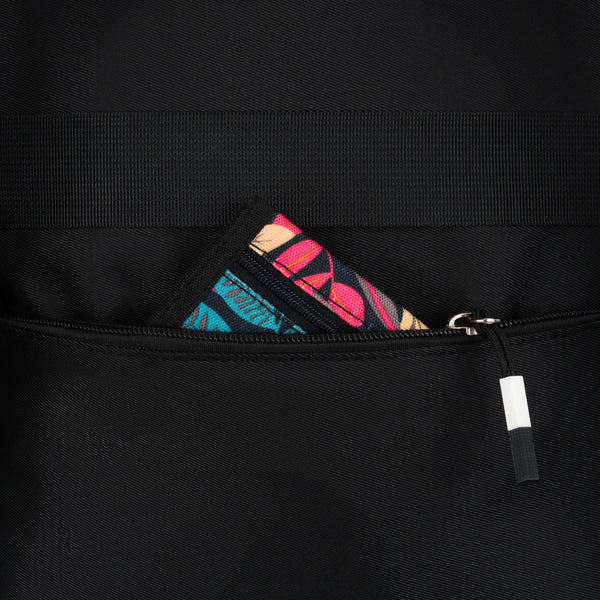 Vidutinė kuprinė unisex Peterson, juoda