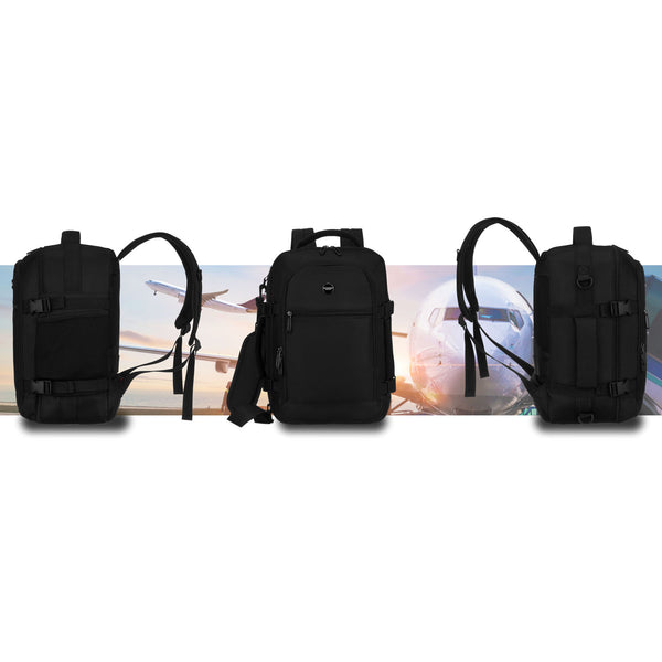 Kuprinė unisex Peterson, juoda K49