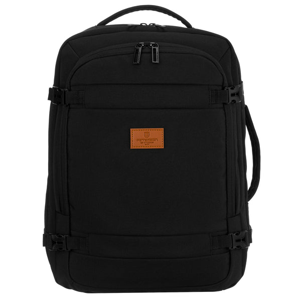 Vidutinė kuprinė unisex Peterson, juoda N516