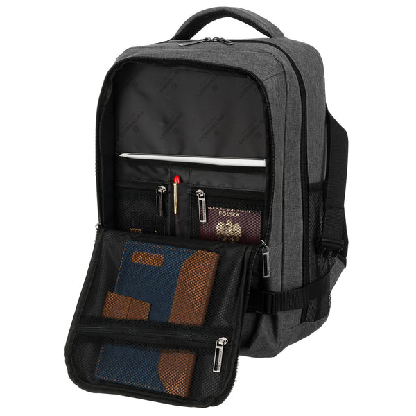 Kuprinė unisex Peterson, pilka K8