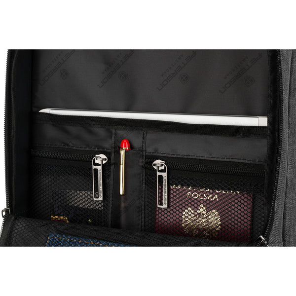 Kuprinė unisex Peterson, pilka K8