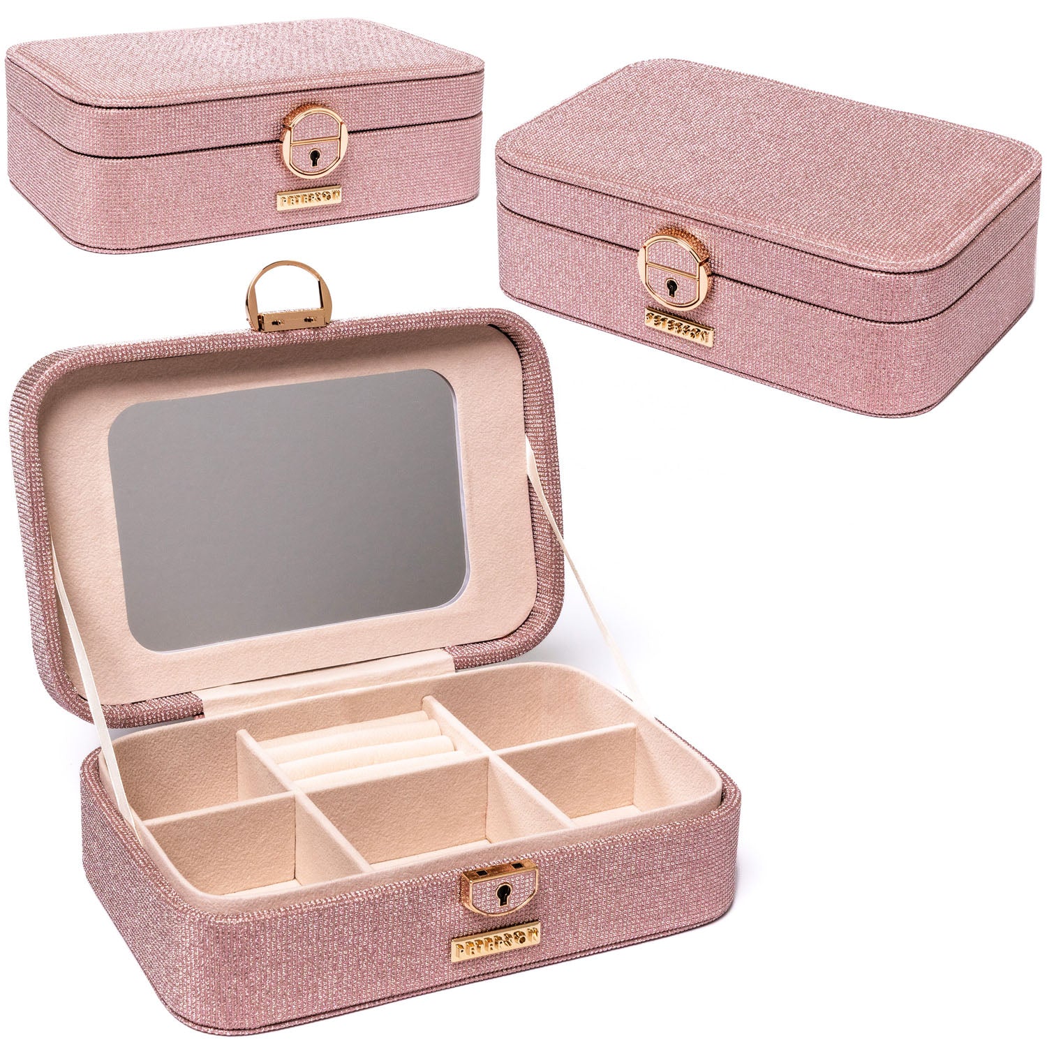 Papuošalų dėžutė Peterson, rožinė