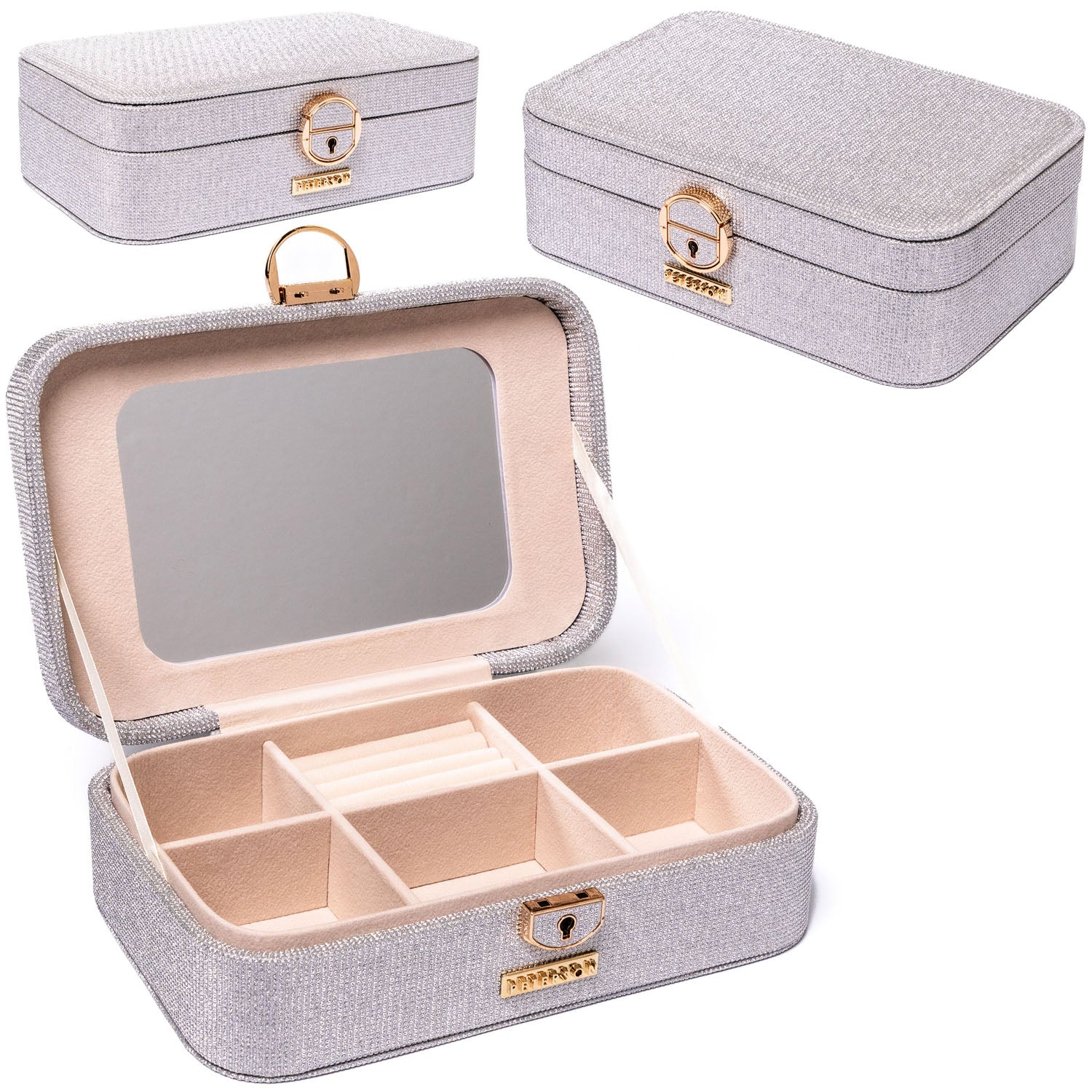 Papuošalų dėžutė Peterson, sidabrinė