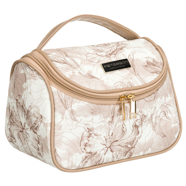 Didelė kosmetinė moterims Peterson, smėlio