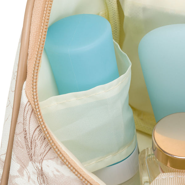 Didelė kosmetinė moterims Peterson, smėlio