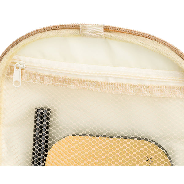 Didelė kosmetinė moterims Peterson, smėlio