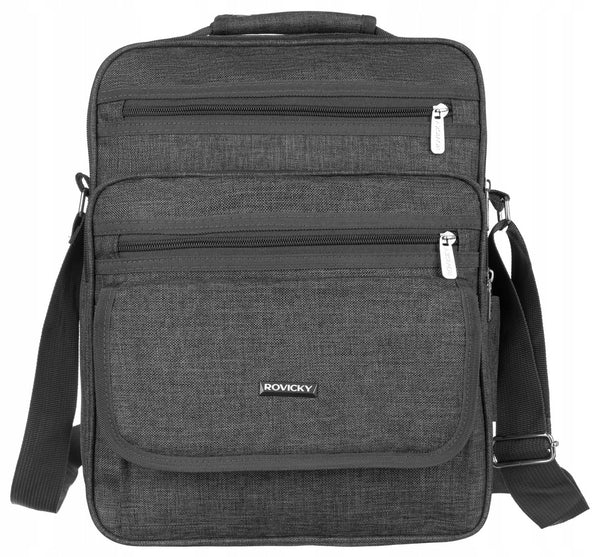 Didelė rankinė vyrams Rovicky, pilka RV1