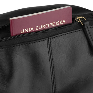 Vyriška juoda odinė juosmens rankinė Peterson M83