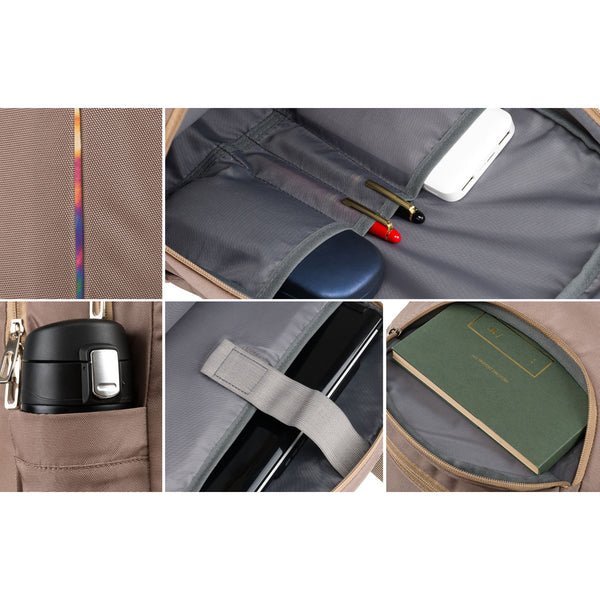 Didelė kuprinė moterims Peterson, smėlio N503