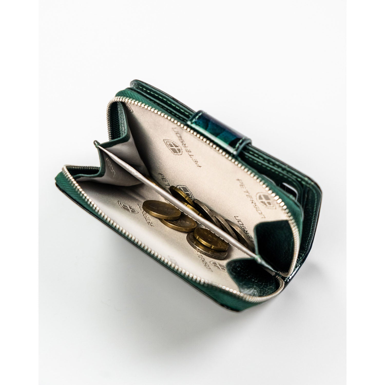 Piniginė moterims Peterson, žalias PT6