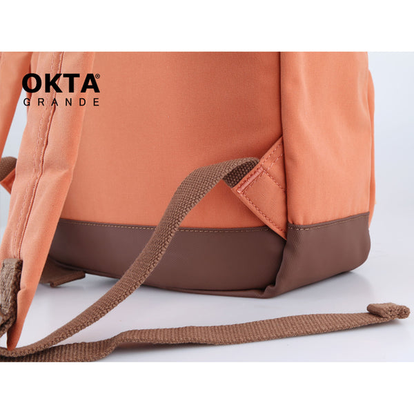 Miesto kuprinė Himawari, oranžinė-ruda