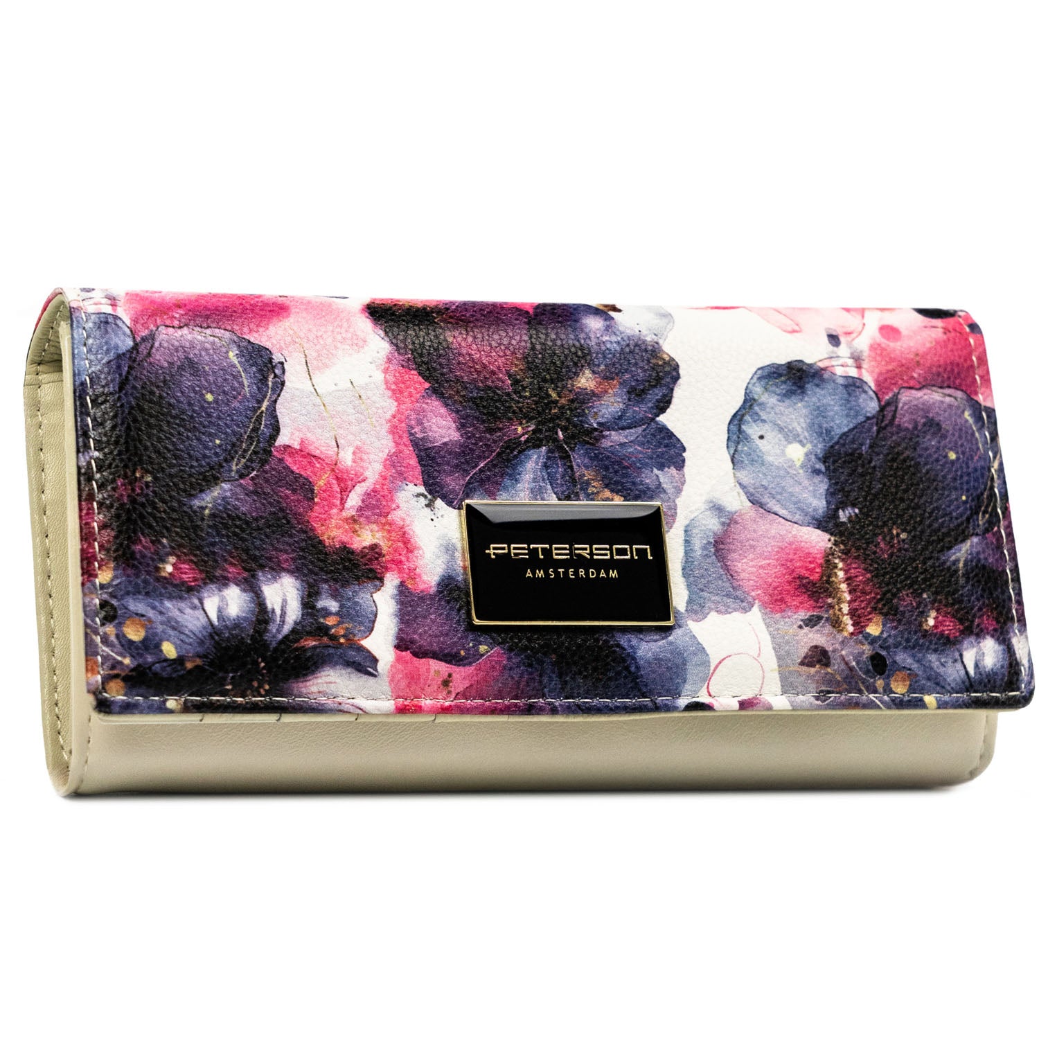 Piniginė moterims Peterson, gėlėtas PT75