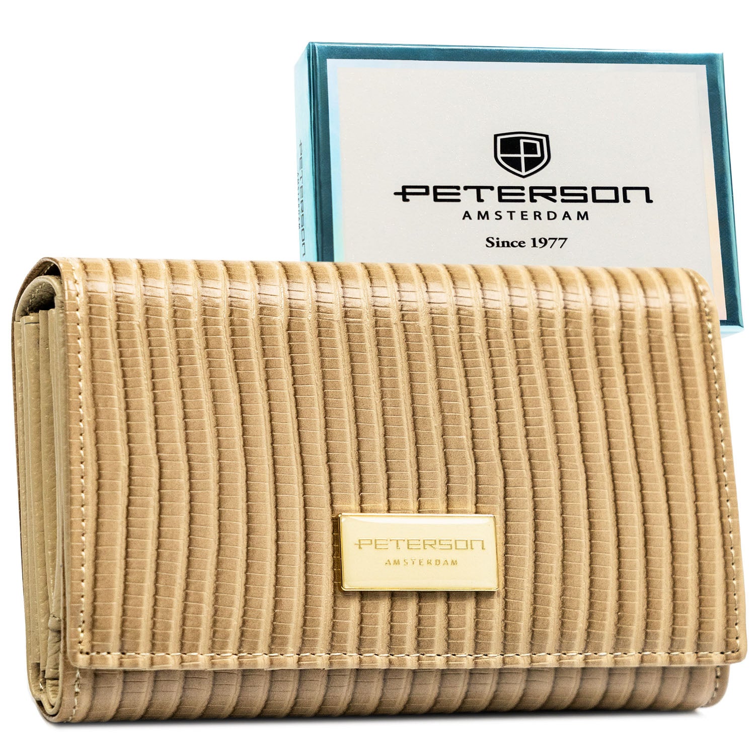 Piniginė moterims Peterson, smėlio 2388