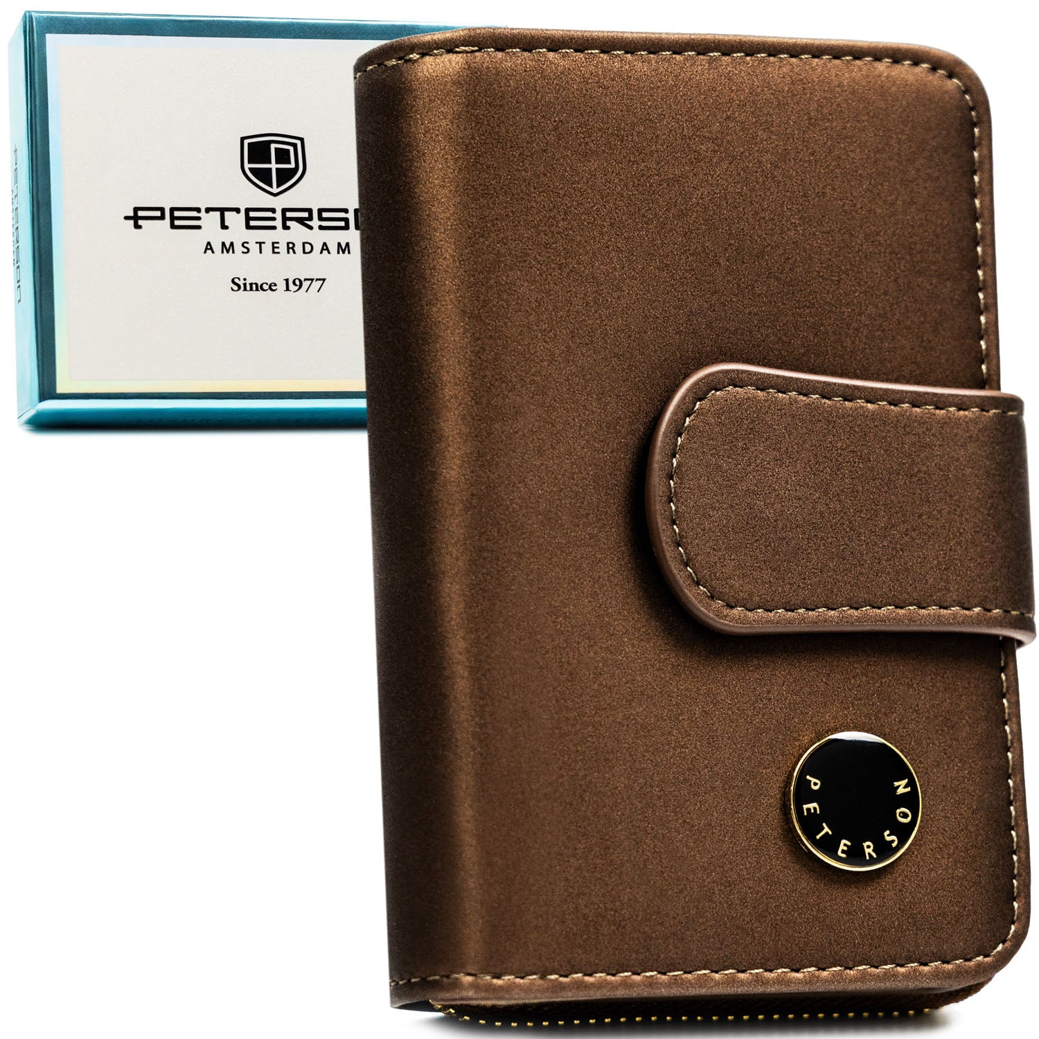 Piniginė moterims Peterson, rudas PT81