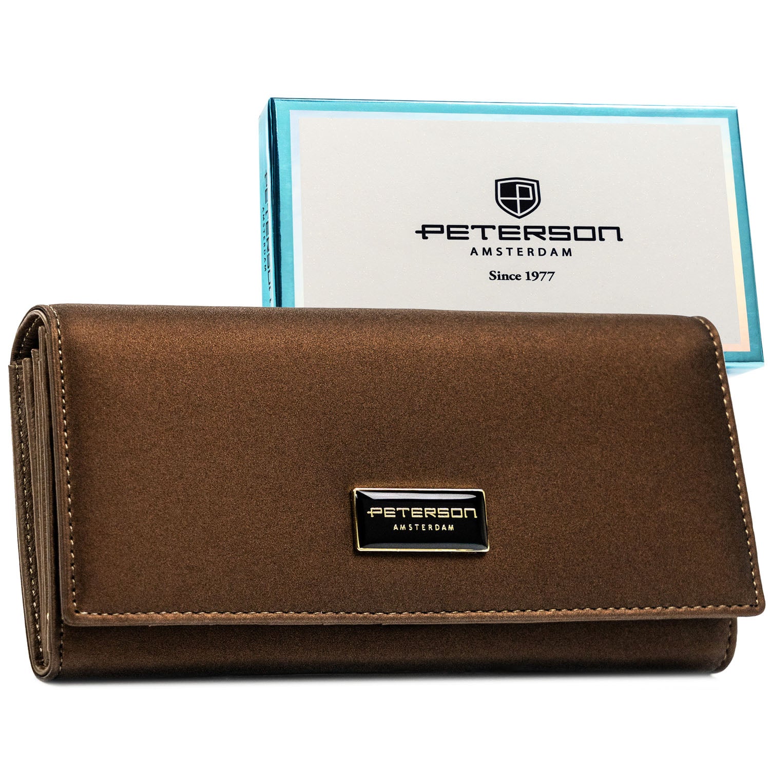 Piniginė moterims Peterson, rudas PT109