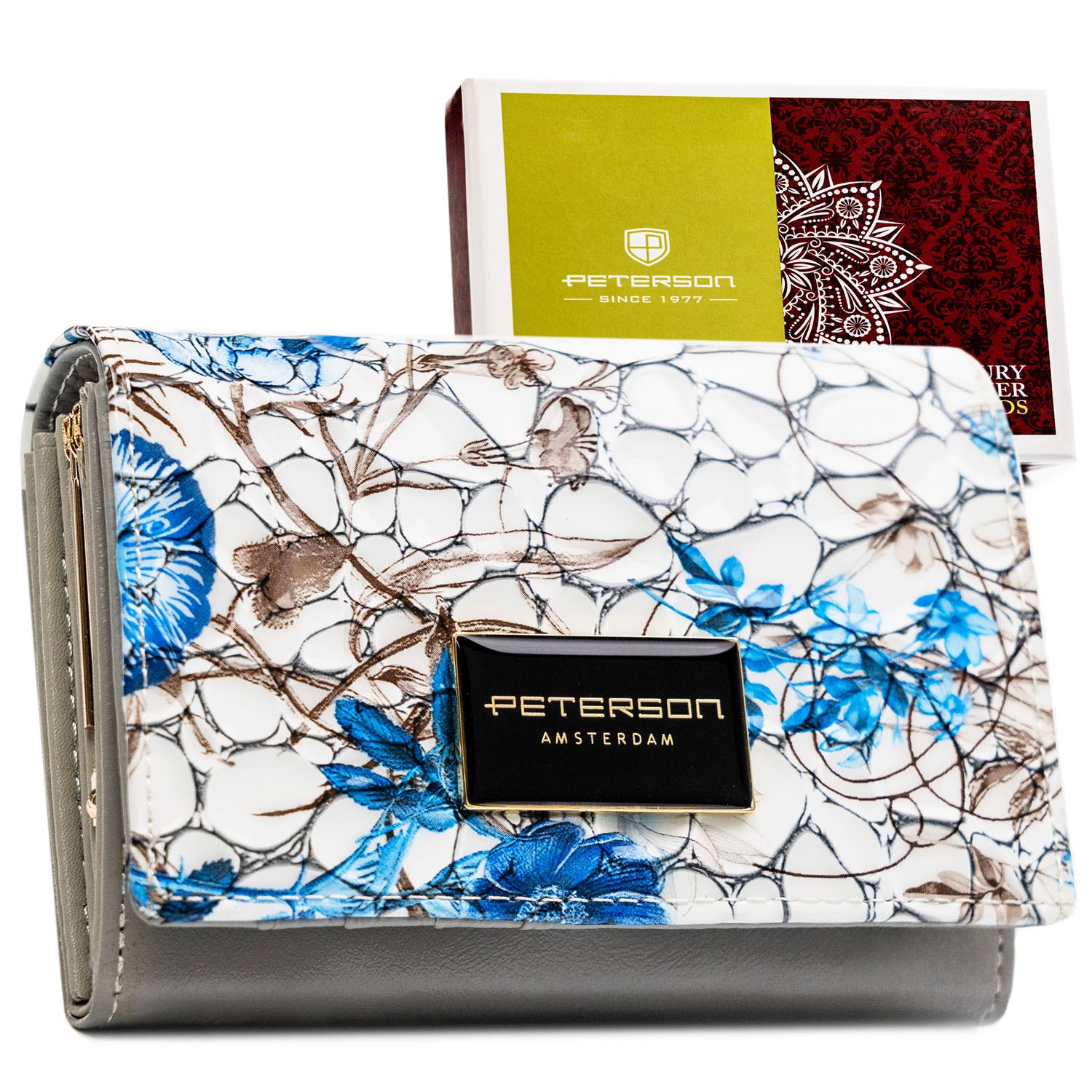 Piniginė moterims Peterson, mėlynas PT36