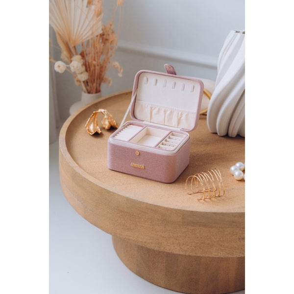 Papuošalų dėžutė moterims Peterson, rožinė