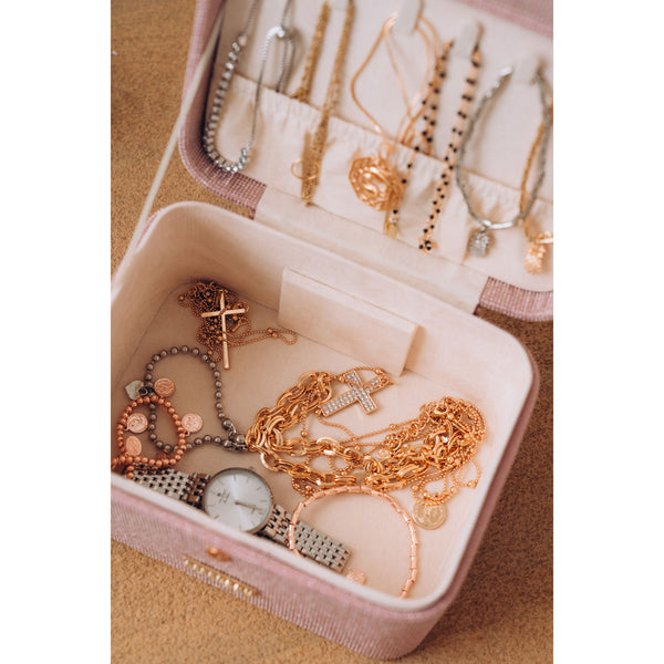 Papuošalų dėžutė moterims Peterson, rožinė