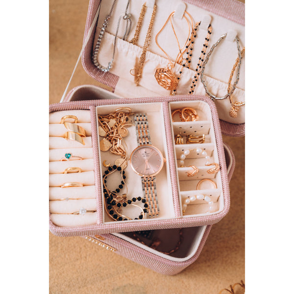 Papuošalų dėžutė moterims Peterson, rožinė