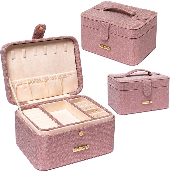 Papuošalų dėžutė moterims Peterson, rožinė