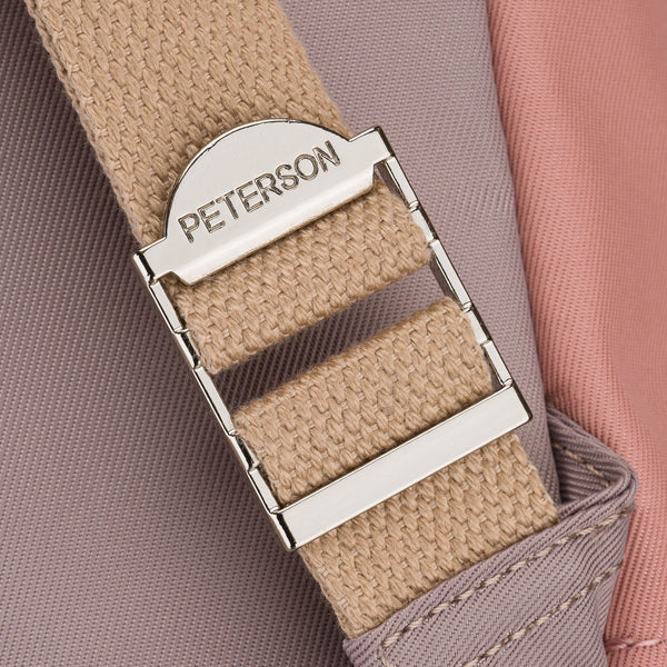 Kuprinė moterims Peterson, rožinė pilka K62