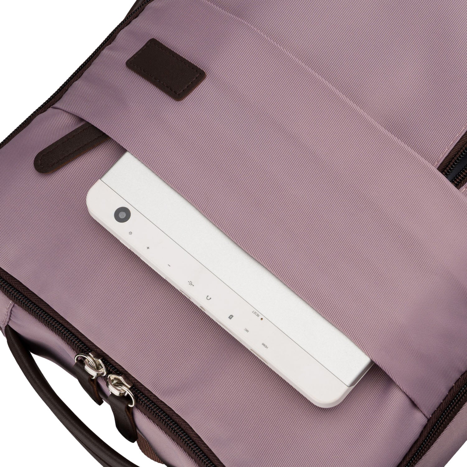 Rožinė kelioninė kuprinė su USB Peterson K83