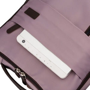 Rožinė kelioninė kuprinė su USB Peterson K83