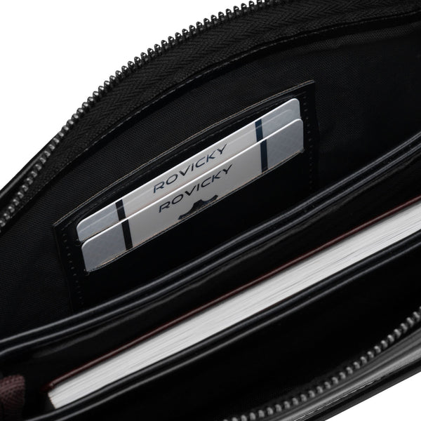 Vyriška delninė Rovicky su užtrauktuku, juoda AX26