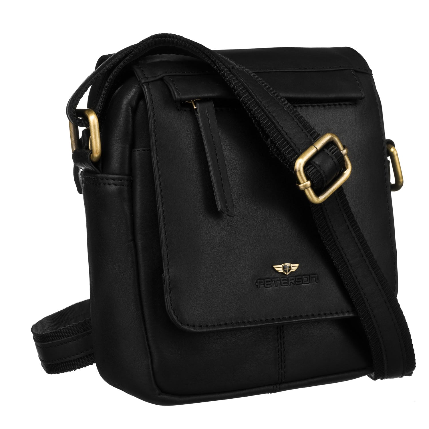 Didelė rankinė vyrams Peterson, juoda 6897