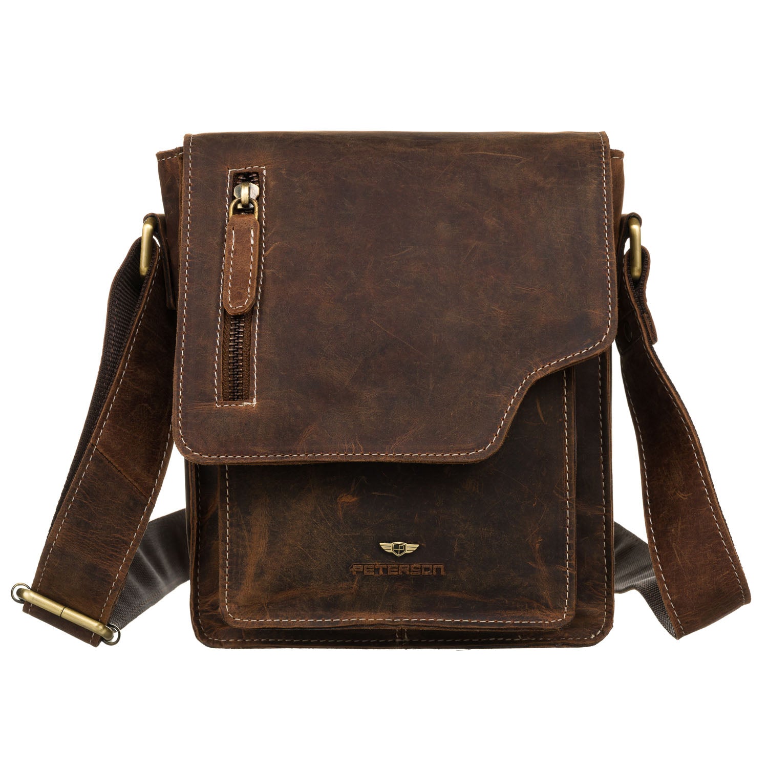 Rankinė vyrams Peterson, ruda R328