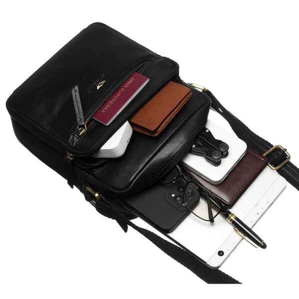 Rankinė vyrams Peterson, juoda 6736