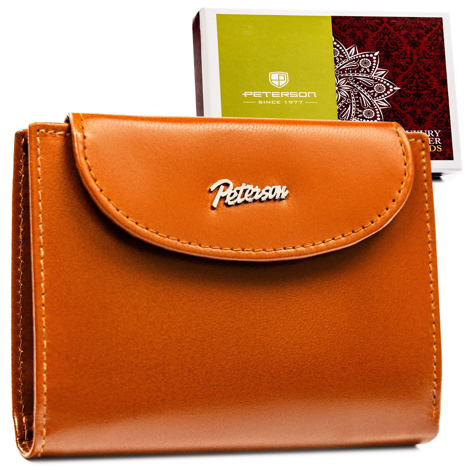 Piniginė moterims Peterson, rudas PT84