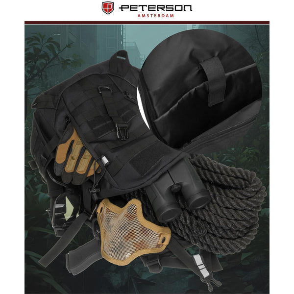 Kuprinė vyrams Peterson, juoda K26