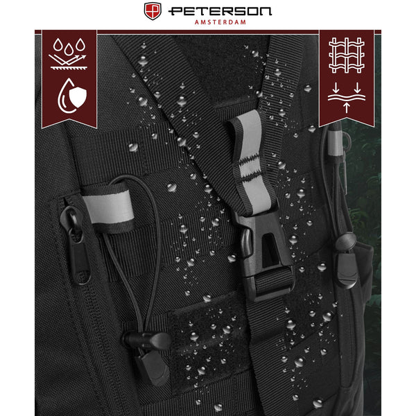 Kuprinė vyrams Peterson, juoda K26