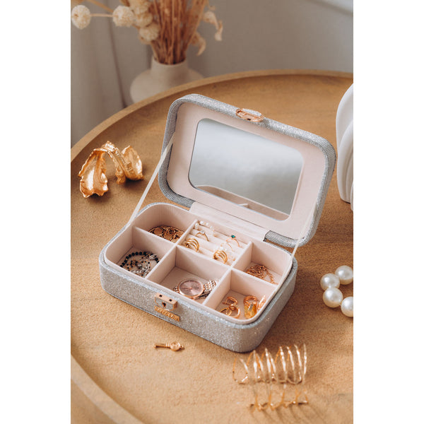 Papuošalų dėžutė moterims Peterson, pilka