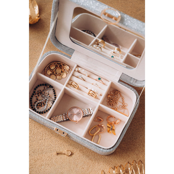 Papuošalų dėžutė moterims Peterson, pilka