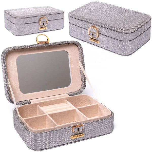 Papuošalų dėžutė moterims Peterson, pilka