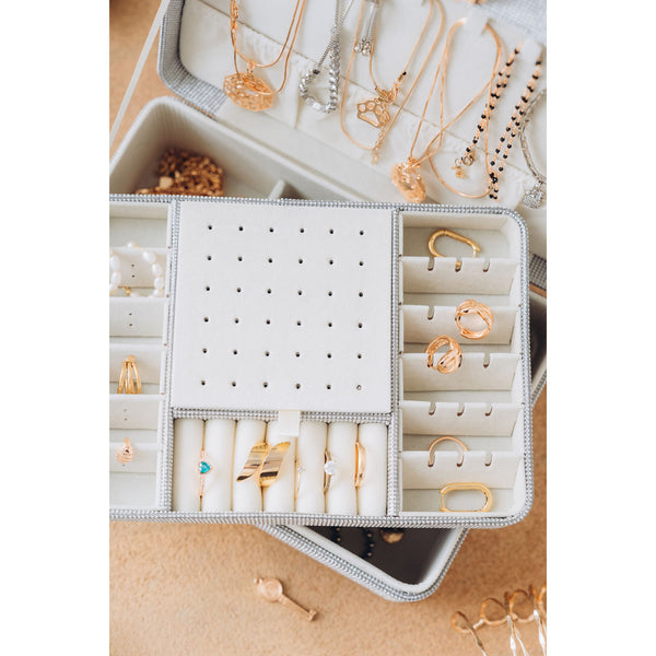 Papuošalų dėžutė Peterson, pilka