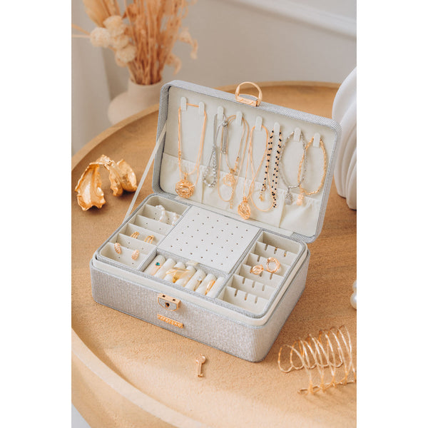 Papuošalų dėžutė Peterson, pilka