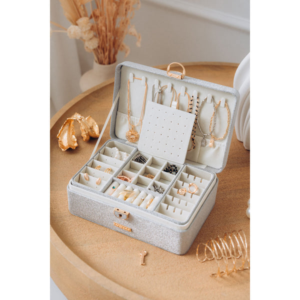 Papuošalų dėžutė Peterson, pilka