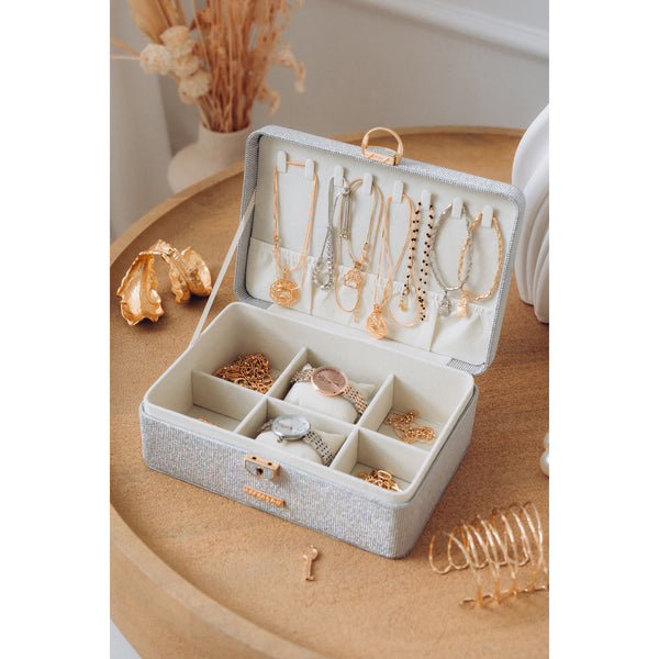 Papuošalų dėžutė Peterson, pilka