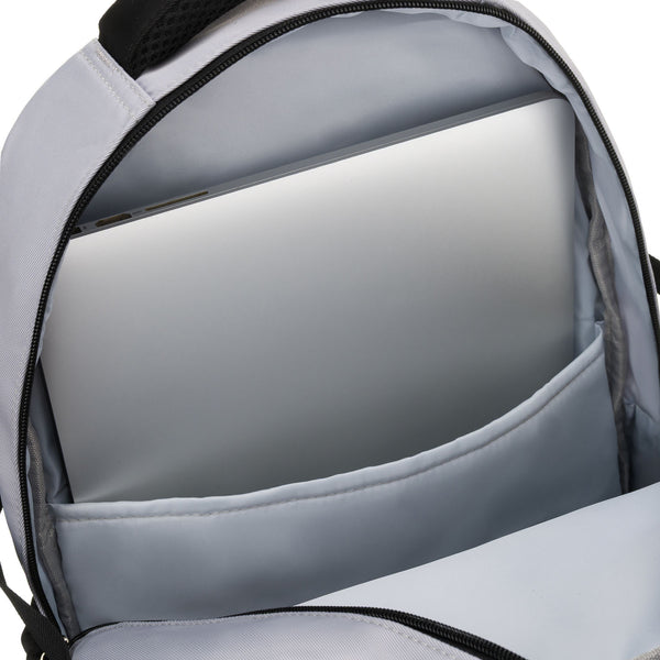 Vidutinė kuprinė unisex Peterson, pilka-juoda