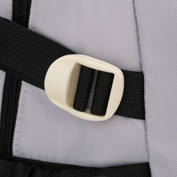 Vidutinė kuprinė unisex Peterson, pilka-juoda