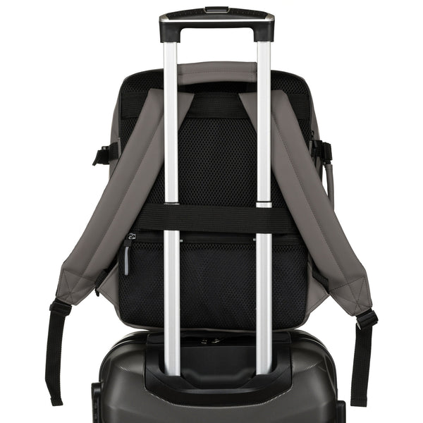 Didelė kuprinė unisex Peterson, pilka