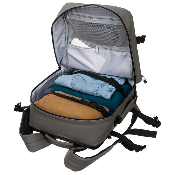 Didelė kuprinė unisex Peterson, pilka