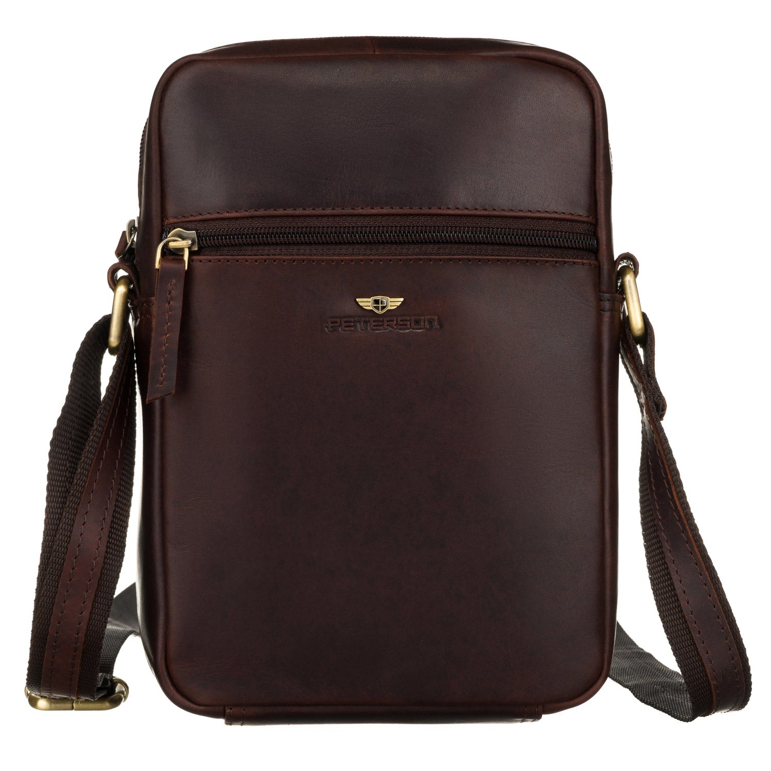 Vidutinė rankinė  Peterson, ruda R19