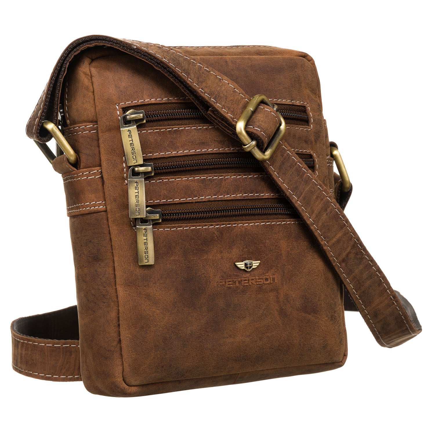 Rankinė vyrams Peterson, ruda R385