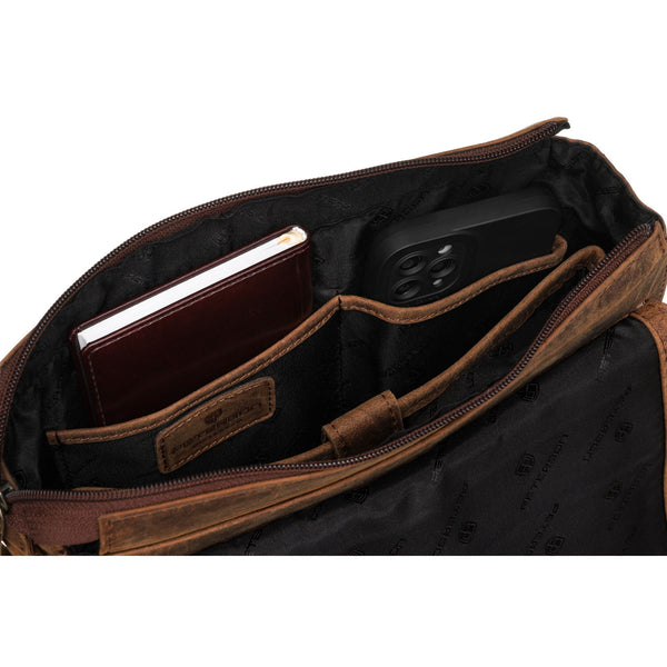 Rankinė vyrams Peterson, ruda R308