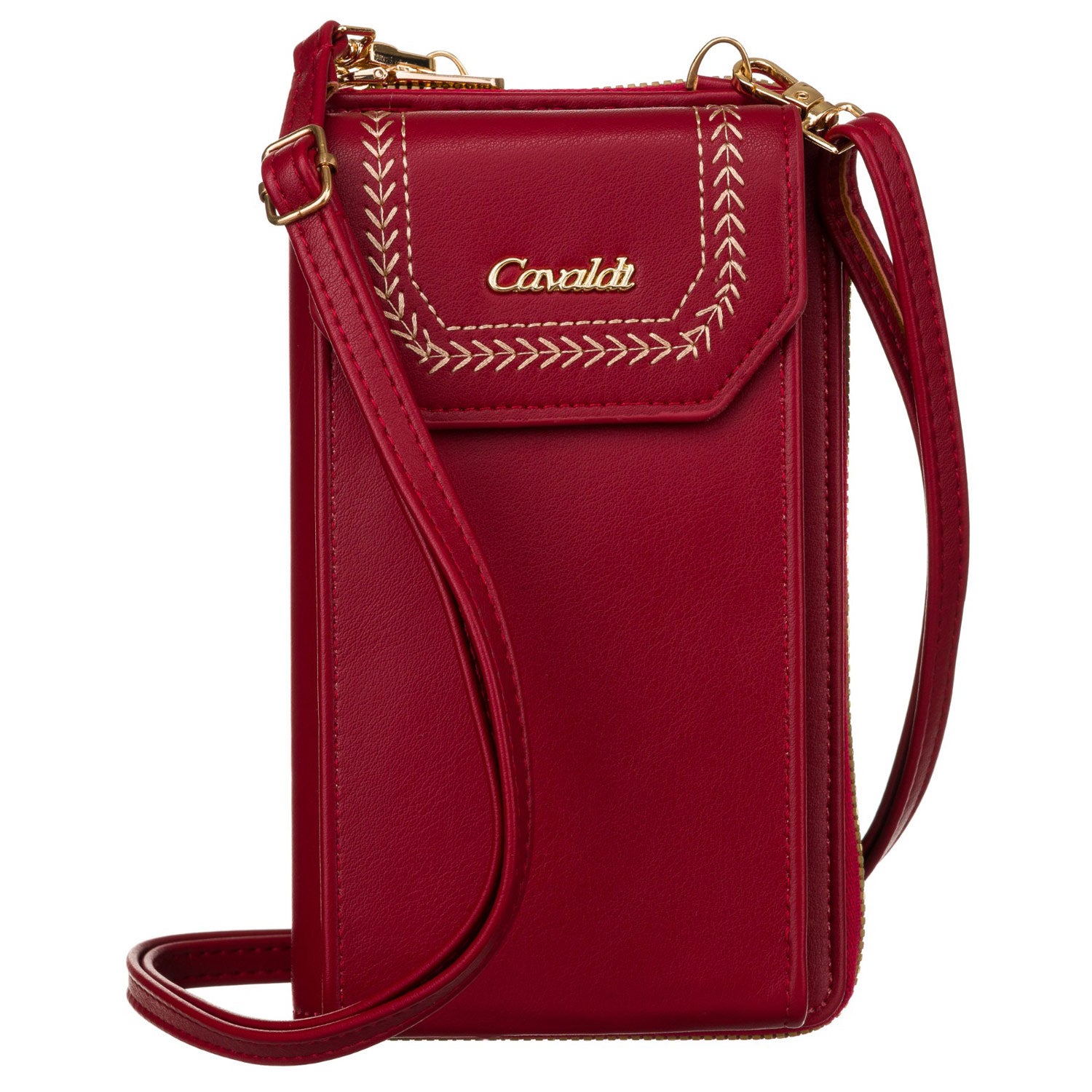 Rankinė 2in1 su ilgu diržu Cavaldi, raudona C0161